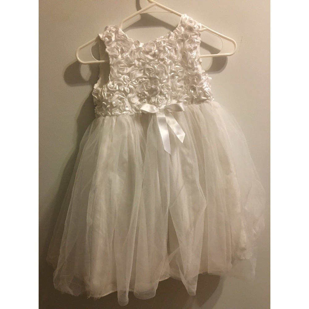 Formal or Flower Girl's Dress White Size 5